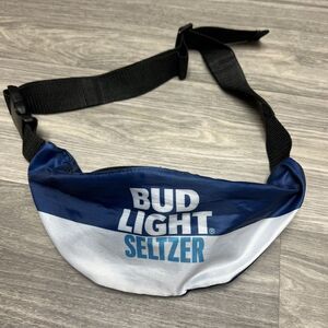 Budlight Seltzer Beer Waist Bag Fanny Pack Belt Festival Pouch Crossbody Alcohol